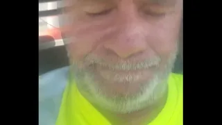 Riding a stranger in his truck