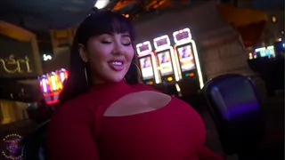 Beautiful mulatta gets cum inside her pussy from a black man with a giant cock