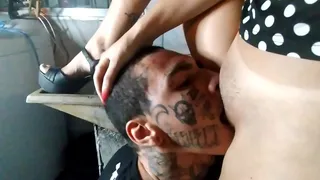 oral on the balcony
