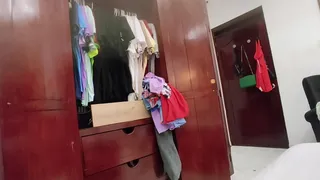 Very hot stepmother masturbates