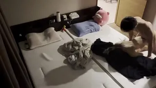 A couple having sex in the morning  has continuous orgasms