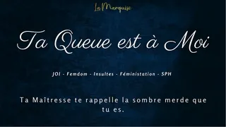 Your Cock is Mine - French JOI Femdom dirty talking