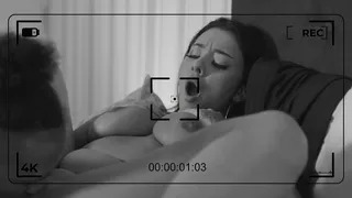 Behind the scenes of porn with hot brunette
