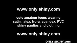 Cute Girls In Tight Spandex and PVC