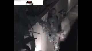 Neighbor records video of young couple fucking in building social area