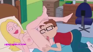 Francine Smith Fucked In Different Position- Blowjob & Riding - Cartoon Sex Parody