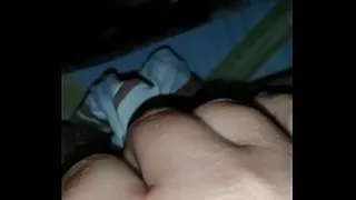 He puts a toy and his panties