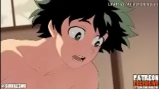 Hot sex between deku with one of his class