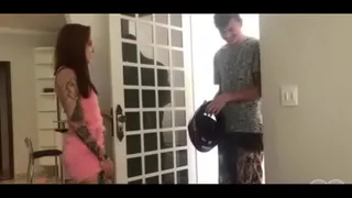 The return of the naughty motoboy, made me on so much cum
