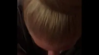 Wife blowing cock