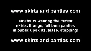 Sexy Amateur Cuties In Skirts And Panties