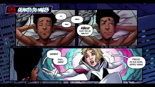 Porn parody of Spiderman Miles Morales and Gwen Stacy