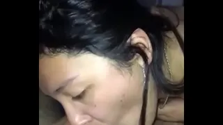 Enjoying cock sucking