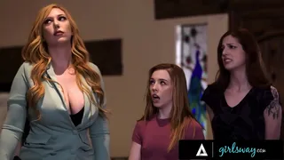 Naughty Teens Seduces PAWG MILF