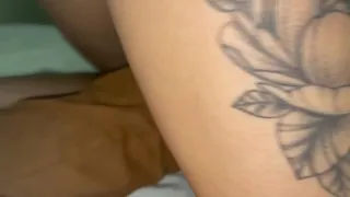 The dick was thick and hard