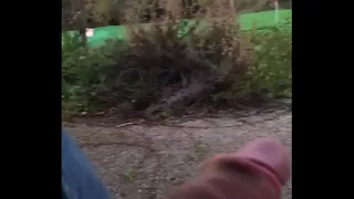 With the dick out