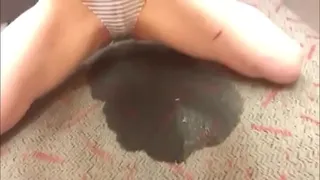 Teen wet her pants