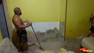 Seduce the bricklayer my husband hired to do the work here until he eats me