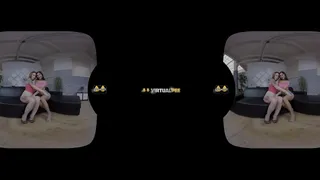 Virtual Pee - Two babes stripping and peeing