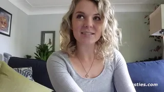 Sweet Blonde Has Perfect Shapely Body