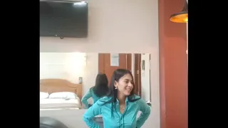The horniest teacher gives me classes at the hotel because my house is full and I fill it with my milk