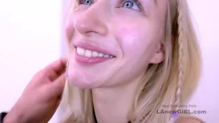 Super Hot Blonde Teen shows perfect Teen body