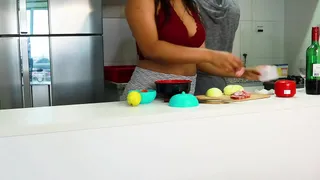 I paraded my Ass at the Supermarket with my step Brother-in-Law! Then at home, I finished his Christmas Dick!