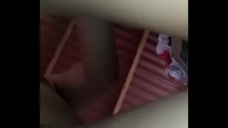 My neighbor when her husband leaves