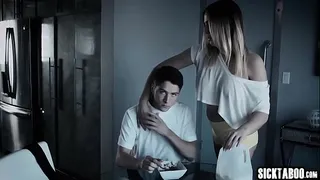 Corrupt blonde young girl fucked by a stepbro