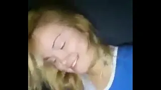 Blonde sucking