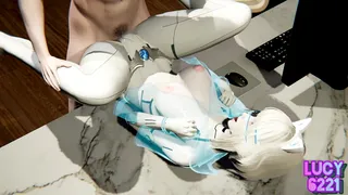 Test company's newly developed prototype AI customer service robot