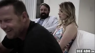 Sexy blonde young girl fucked by an