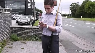 He fucks big tits fatty