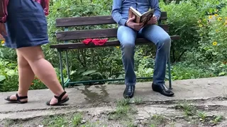 Mother-in-law with a huge sexy ass pisses next to me