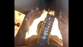 I let him go my cock with a toy