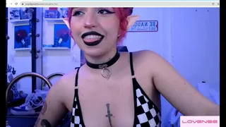 sexy elf cums out to play