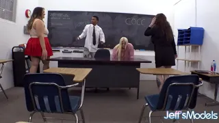 Interracial Orgy at The BBW Detention Center with 3 Hot Plumpers