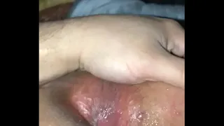 After hours dildo play