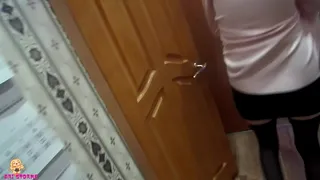 THE STUDENT CHEATED ON THE GUY AND GOT PUNISHED BY HER HUSBAND PISSING IN HER MOUTH