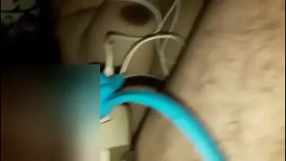 Licking my wife's delicious pussy, I fucked her.