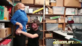 MILF mall police fucks stud thief