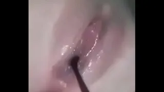 Lollipop pussy play from teenager 18 years old