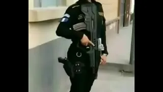 policeman masturbates