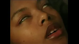 Petite black slut Meagan Reed spreads her legs to be fucked by ebony dick