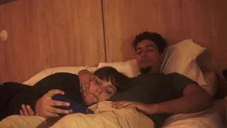 Watching a movie with my stepbrother and he puts his huge penis in my mouth (our parents almost discovered us)