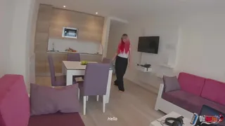 Back and pussy massage in my cum for my sexy stepmom