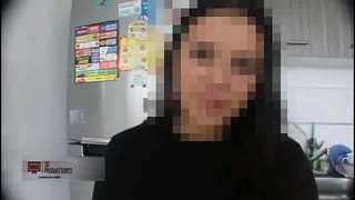 Melanie pays the mechanic who fixes her car with anal porn in Spanish