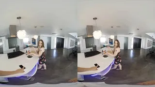 VRConk Brunette chick blowjob POV