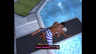 They caught me on the diving board at the public pool... 2
