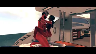 Second Life Porn: Yacht Sex with SL pornstars
